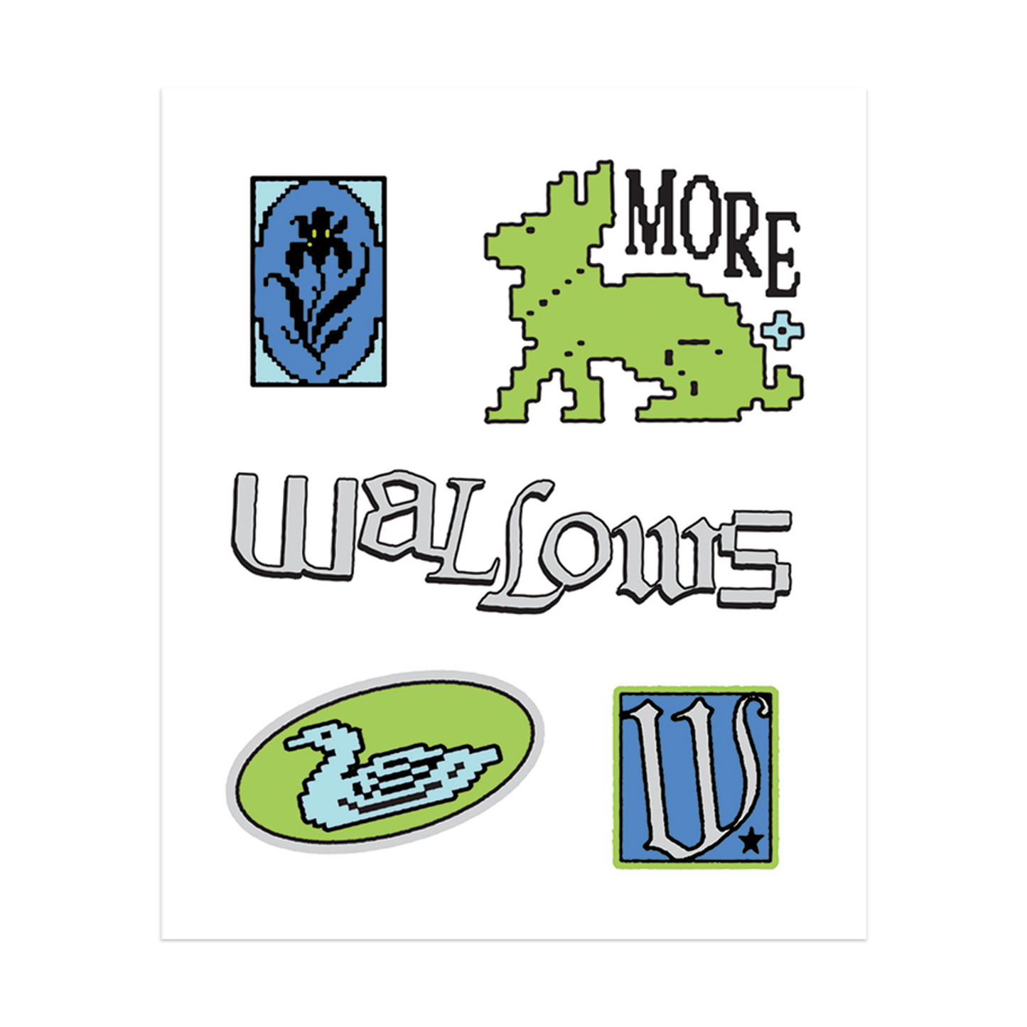 Butterfly Nalgene + Sticker Sheet