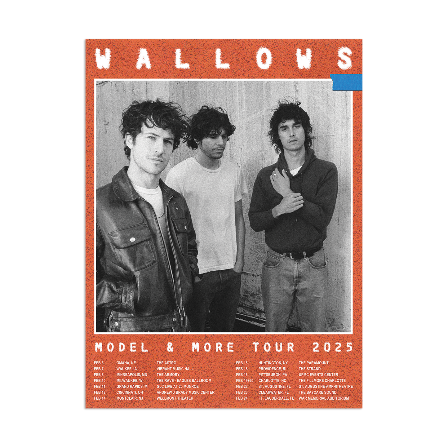 Model & More Tour Poster – February 2025